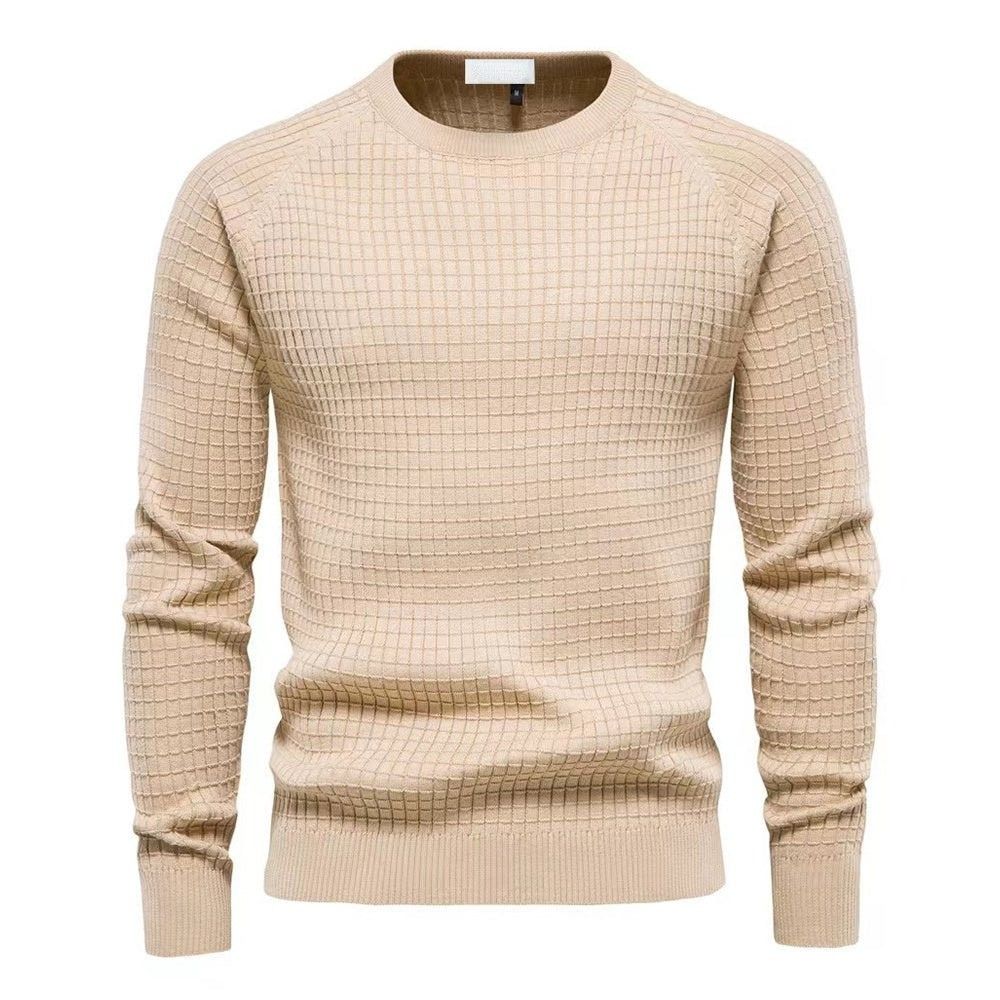 Men's Modern Patterned Knitted Jumper | Ideal for Autumn/Winter