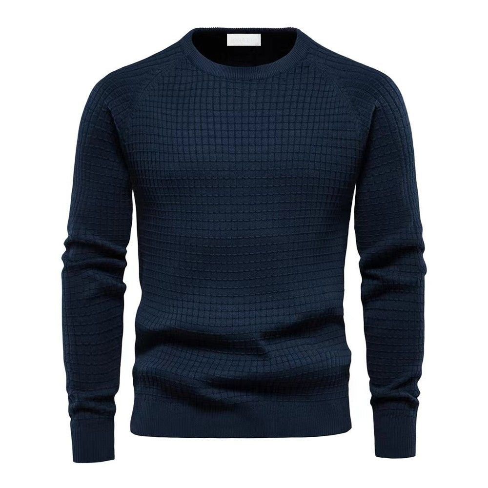 Men's Modern Patterned Knitted Jumper | Ideal for Autumn/Winter