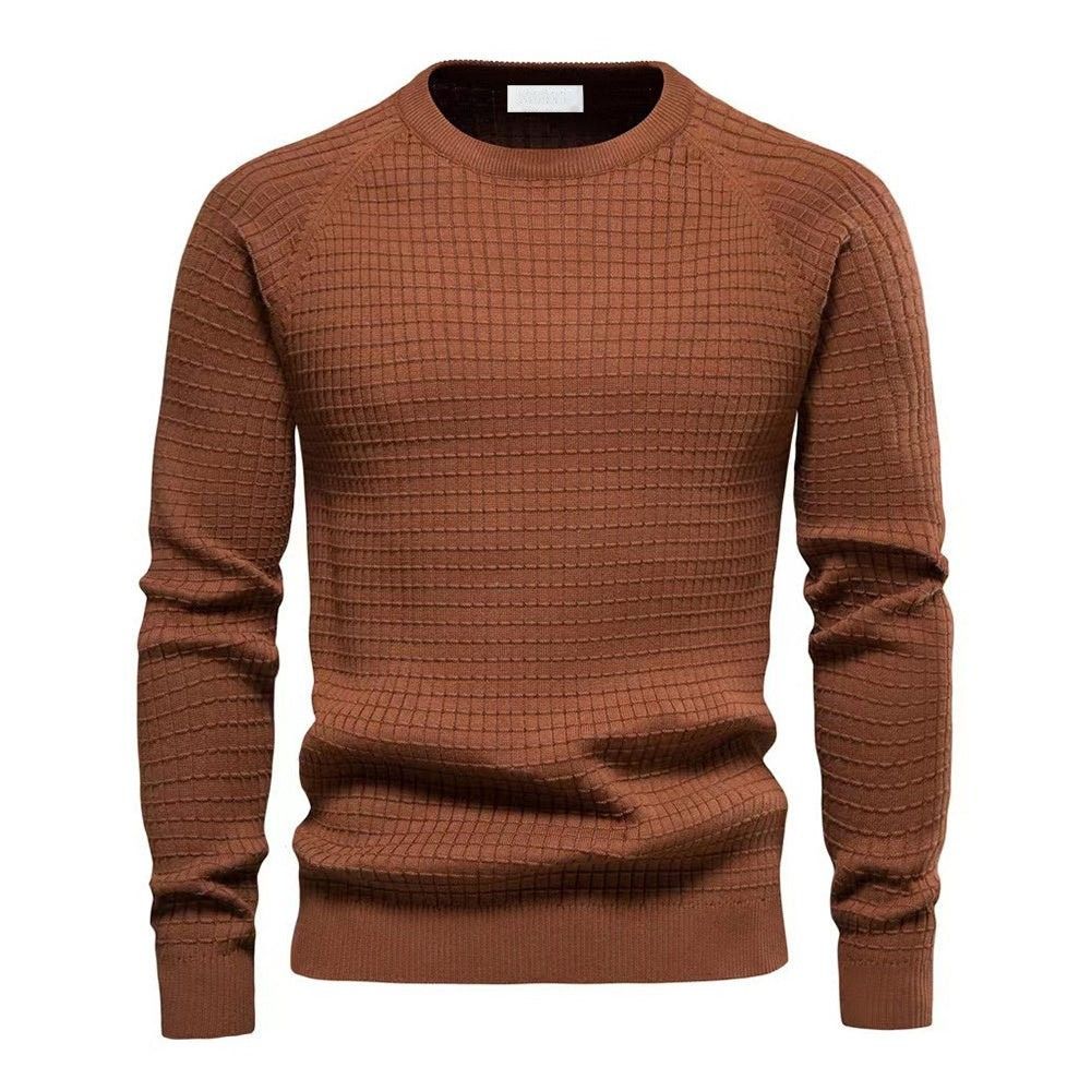 Men's Modern Patterned Knitted Jumper | Ideal for Autumn/Winter