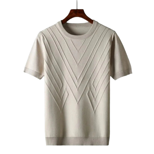 Men's Modern Style T-Shirt in Solid Colour | Suitable for Formal Occasions